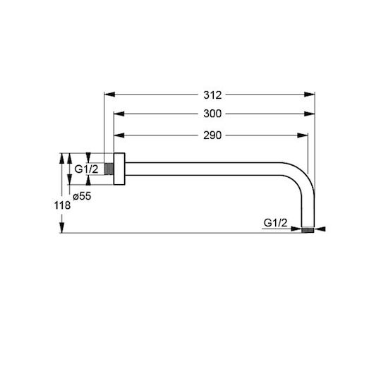 Ideal Standard Κεφαλή Ντουζ