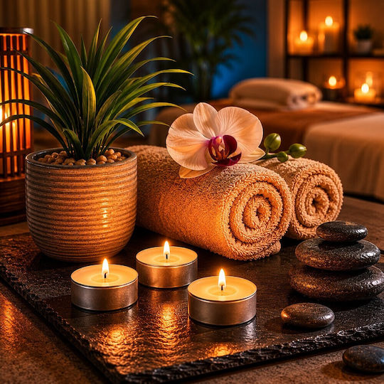 Tealights Candles In White Colour Up To 4 Hours Duration 50 Pieces