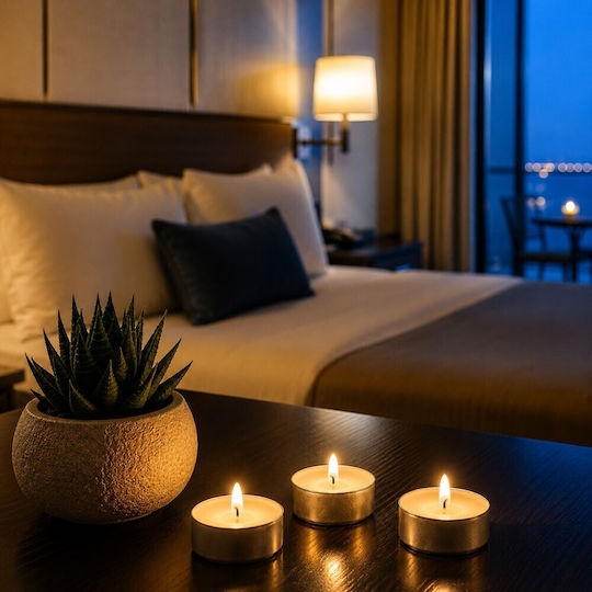 Tealights Candles In White Colour Up To 4 Hours Duration 50 Pieces