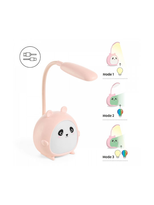Miquelrius LED Kinder Tischlampe Schreibtischlampe Rosa