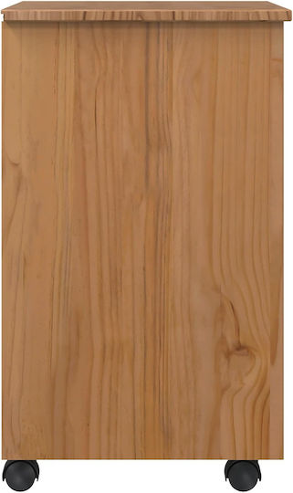 Επιδαπέδιο Ντουλάπι Καφέ 53x39x65.5εκ.