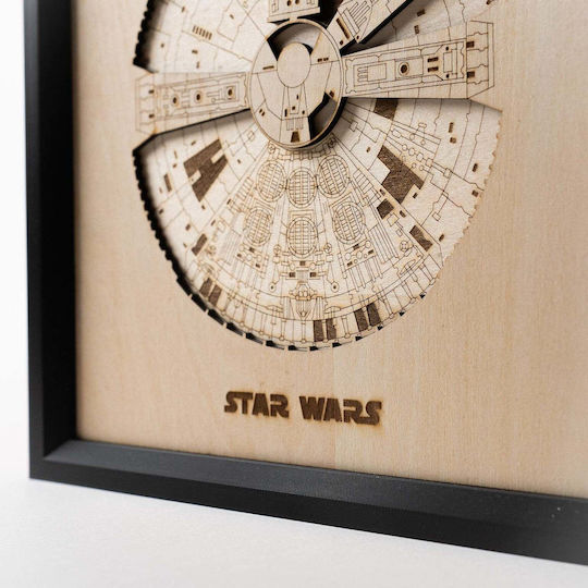Millennium Falcon - Ξύλινο Διακοσμητικό Τοίχου