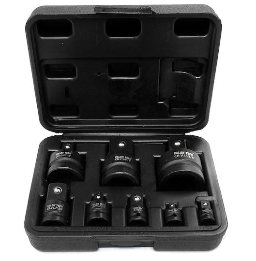 Falon-Tech Luftadapter mit Antriebsgröße 1/2'' / 3/4'' / 3/8'' / 1/4'' und Adapter Ausgang 1/2'' / 3/4'' / 3/8'' / 1/4''