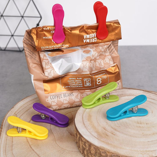 6 Stück Büroklammern und Binder Clips Gewürztasche
