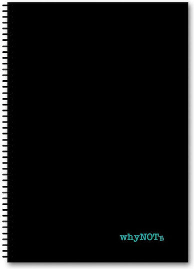 WhyNote Σπιράλ Τετράδιο Ριγέ Α4 2 Θεμάτων Colors (Διάφορα Σχέδια)