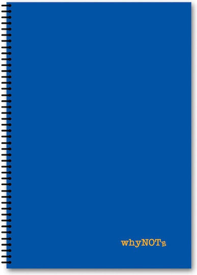 WhyNote Spiral Ruled A4 4 Subjects Notebook Colors (Miscellaneous Designs)