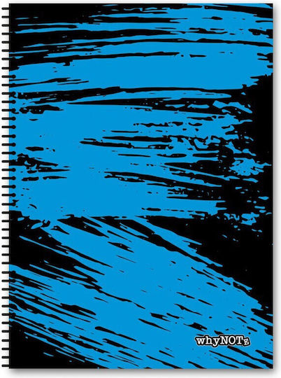 WhyNote Spirale Schulfachheft Geregelt A4 4 Themen Abstrakt Verschiedene Designs