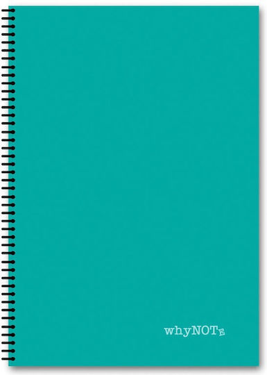 WhyNote Spirale Schulfachheft Geregelt A4 3 Themen Farben Verschiedene Designs