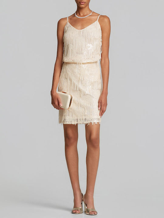 Women's Blouse with Straps Cream