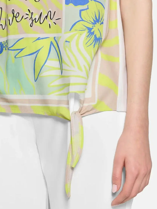 Γυναικείο Crop T-shirt Τροπικο