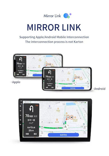 Hyper Sistem Audio Auto pentru Suzuki Swift 2011 Bluetooth USB Wi-Fi GPS Apple CarPlay Android Auto cu Ecran Tactil 10"