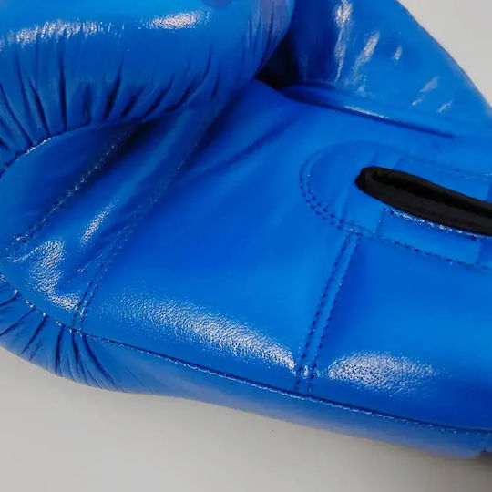 Olympus Sport 401035V.10oz.Black Boxing Gloves Leather for Competition Black
