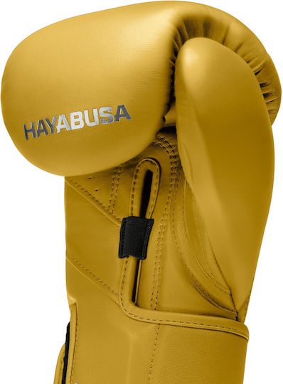 Hayabusa T3 Kanpeki Boxing Gloves Leather Competition Yellow