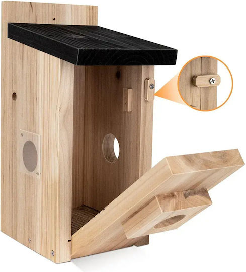 Smart Vogelhaus Kamera Regenbean Holz
