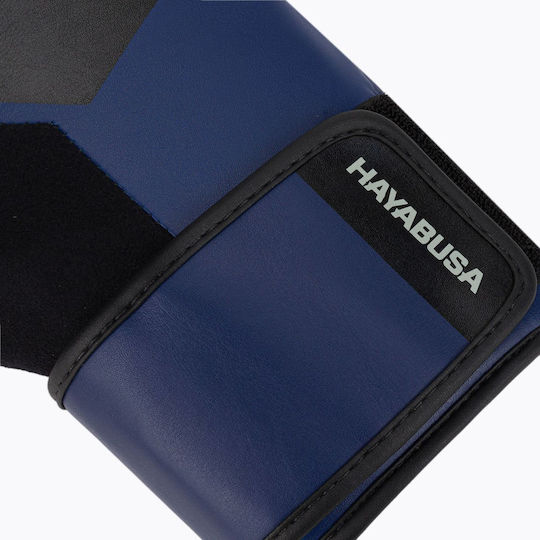 Hayabusa Γάντια Πυγμαχίας από Συνθετικό Δέρμα για Αγώνα Μπλε