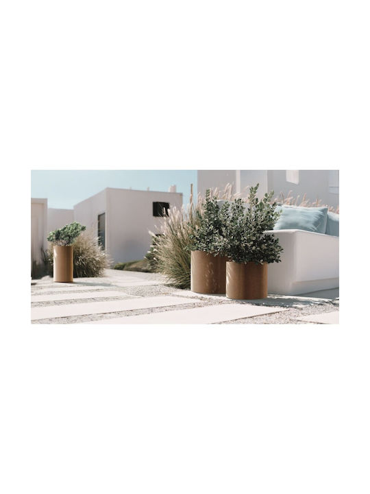 Ethick Γλάστρα Πλαστική Corten Steel