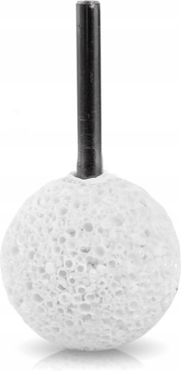 Ball Shaped Pumice Grinding Wheel Roughening Tires 40 Mm Shaft
