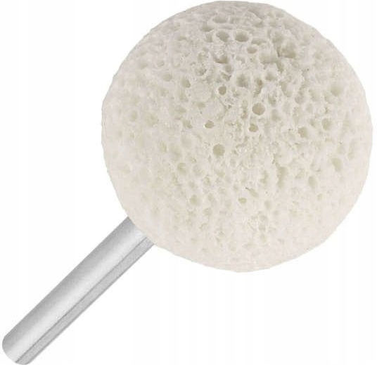 Ball Shaped Pumice Grinding Wheel Roughening Tires 40 Mm Shaft