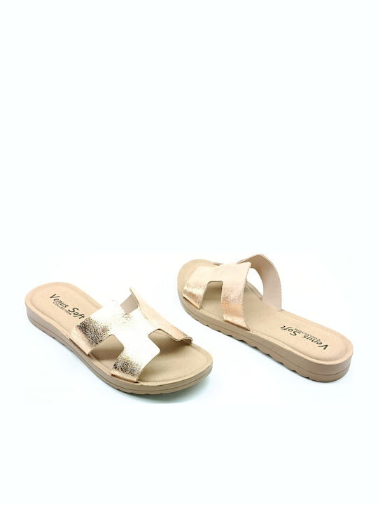 Goldene Damen Sandalen