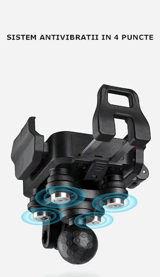 Motowolf Motorcycle Phone Mount with Adjustable Arm for the Handlebar