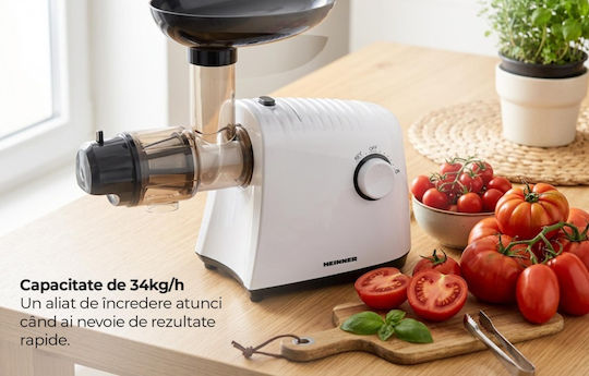 Heinner Μηχανή Άλεσης Κιμά / Ντομάτας 1340W Λευκή