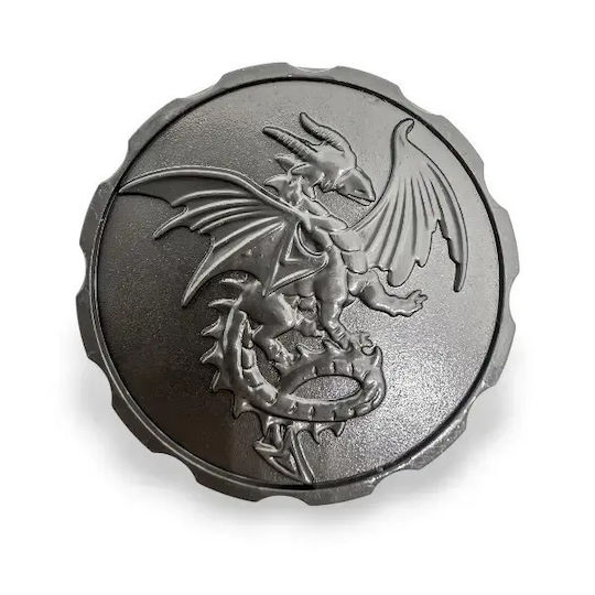 Suegao 3D Metallisches Roulette D20 Würfeltisch Rollenspiele & Miniaturenkriegsspiele Schwarz Rot