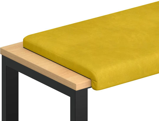 vidaXL Perna De Canapea Galben 38x80cm