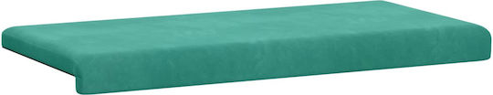 vidaXL Perna De Canapea Din Catifea Turcoaz 38x80cm