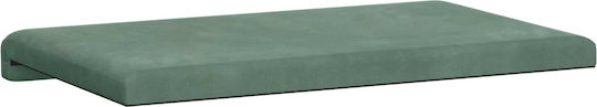 vidaXL Perna De Canapea Din Catifea Albastru Deschis 38x60cm