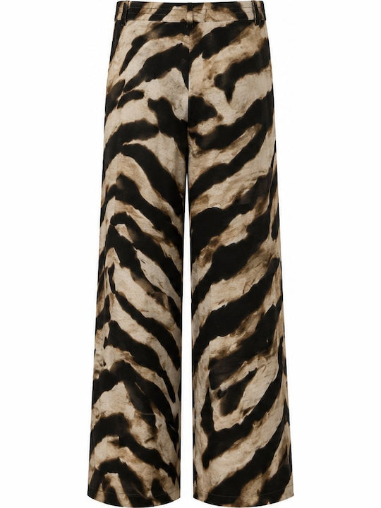 Damen Leopard Pantaloona Zebra