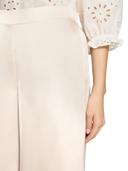 Damen Satin Pantaloons Beige