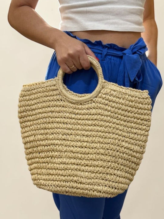Straw Women's Handbag Beige
