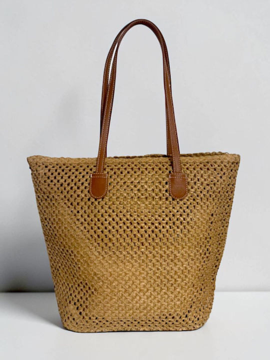 Straw Women's Shoulder Bag Brown