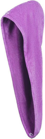Aquaspeed Prosop Din Microfibră Pentru Păr Violet 65x25cm