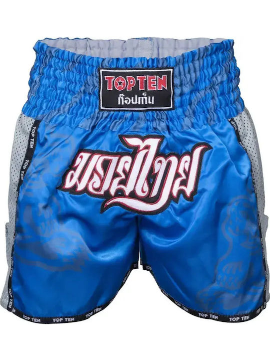 Thai Boxing Shorts Top Ten Patchara Red