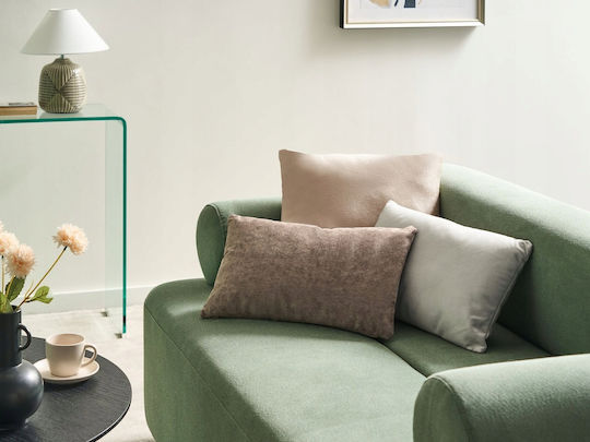 Beliani Samt Sofa-Kissen Bunt