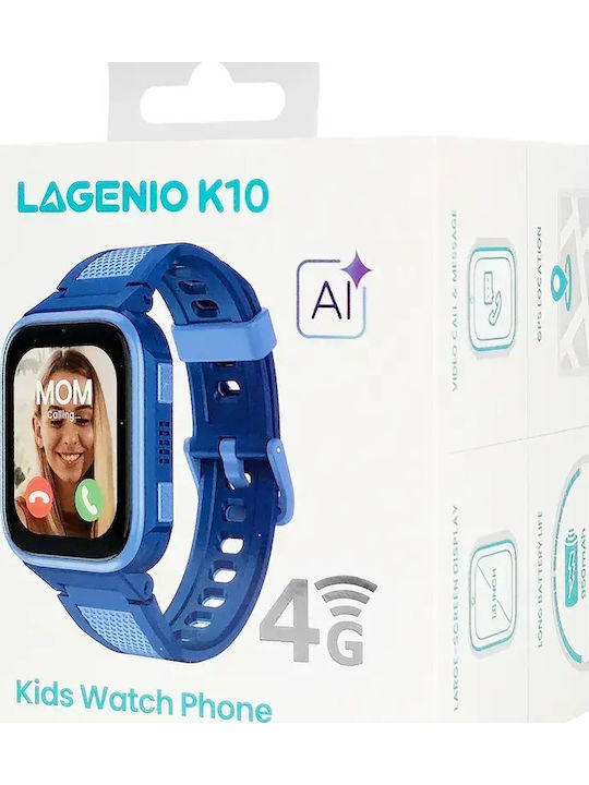 Kinder-Smartwatch 4G mit GPS & Kamera Schwarz