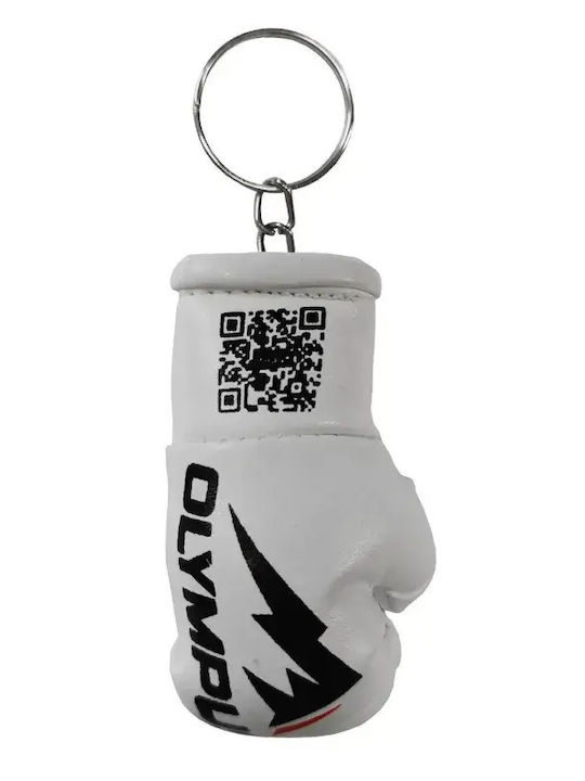 Μπρελόκ Olympus Mini Boxing Gloves Ασημένιο