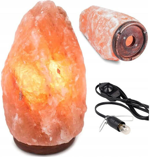 Himalayan Salt Stone Lamp E14 15 Watt 3–5 Kg Adjustable Lighting 21cm Aria Trade