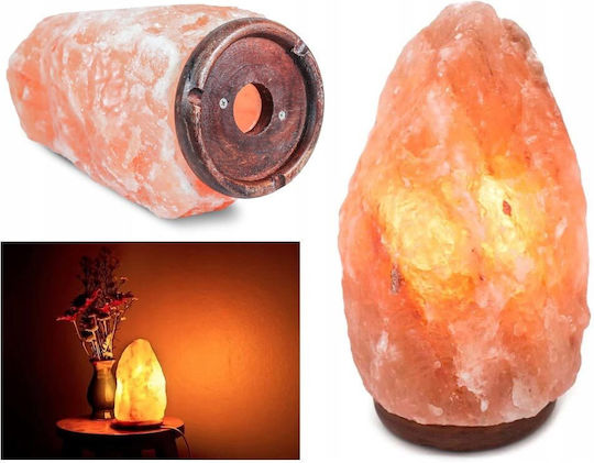 Himalayan Salt Stone Lamp E14 15 Watt 3–5 Kg Adjustable Lighting 21cm Aria Trade