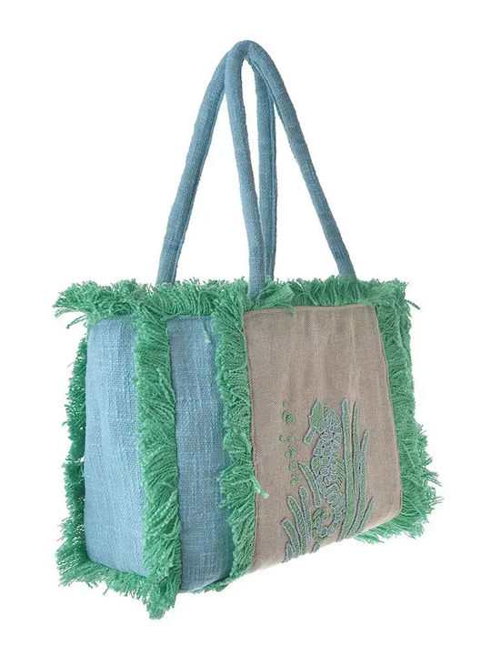 Ble Resort Collection Fabric Beach Bag Beige Ble Resort Collection Fabric Beach Bag Beige