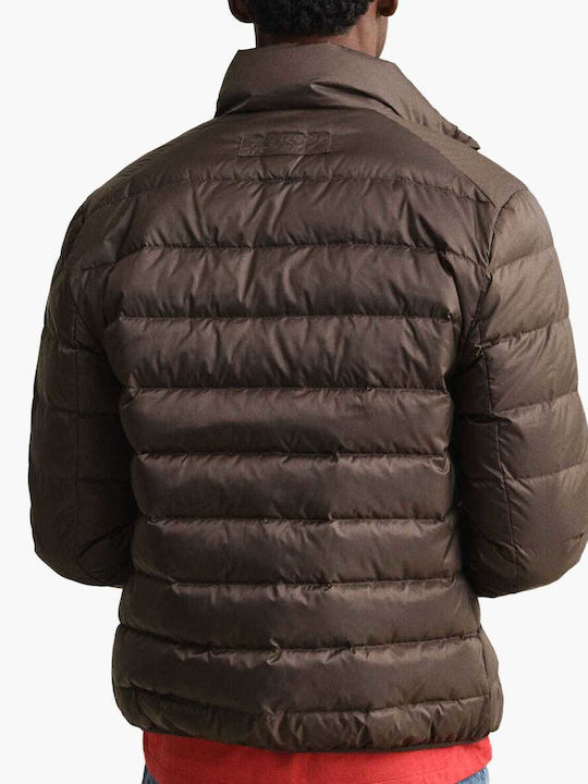 Winter Bomber Waterproof Brown Jacket