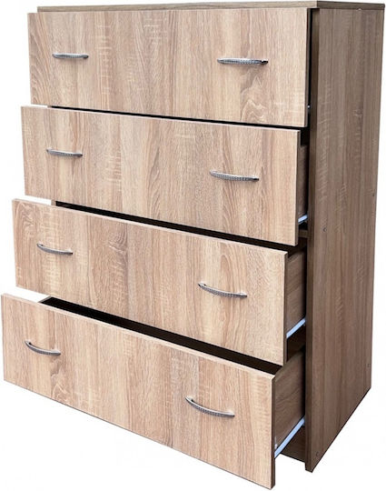 Wooden Chest of Drawers 80x45x110cm