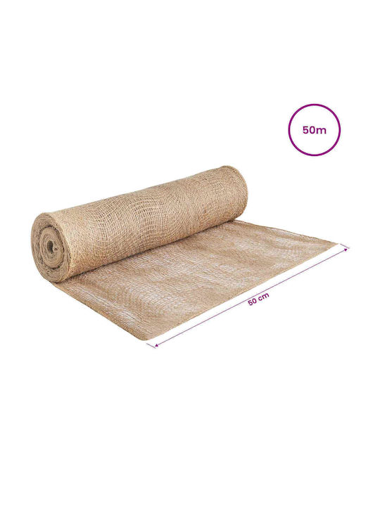vidaXL Ύφασμα Διακόσμησης Λονέτα 50x5000εκ. Φυσικό