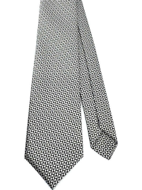 Legend Accessories Legend Accessories Herren Krawatten Set mit Mustern in Silber Farbe