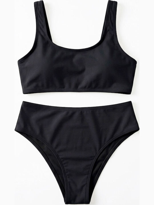 Set Bikini Μπουστάκι Μαυρο