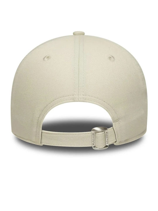 New Era La Dodgers Mlb World Series Patch Light Beige 9forty Adjustable Cap Unisex Jockey Multicolor