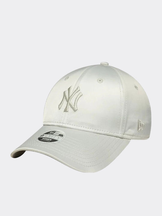 New Era New York Yankees Mlb Satin Bow Back Grey 9forty Adjustable Cap Γυναικείο Καπέλο Γκρι