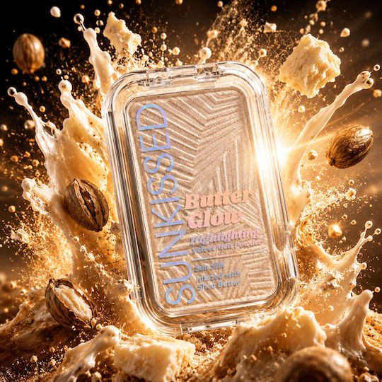 Sunkissed Butter Glow Sun Seide Textmarker Velvet Melt Puder 8g Strahlender Shea Butter Glow Su32591