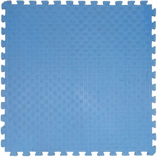 Olympus Sport 606065.1.3cm.Blue Gym Puzzle Mat Double Sided Blue/Yellow 100x100x1.3cm 1pc